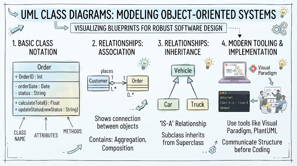 Mastering UML Class Diagrams: From Blueprints to Code with Visual Paradigm and PlantUML Mastering UML Class Diagrams: From Blueprints to Code with Visual Paradigm and PlantUML