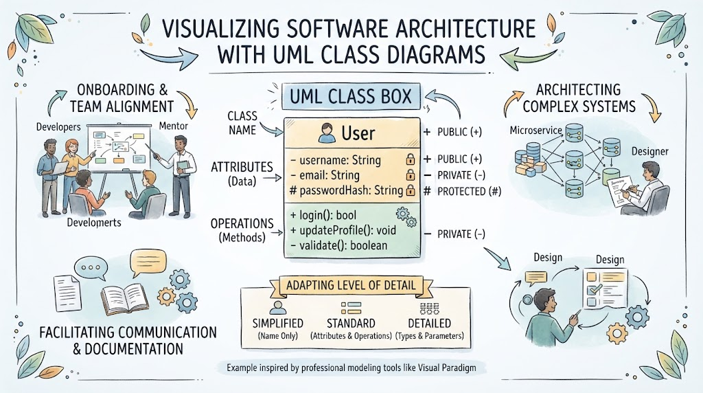 Visualizing Software Architecture with UML Class Diagrams